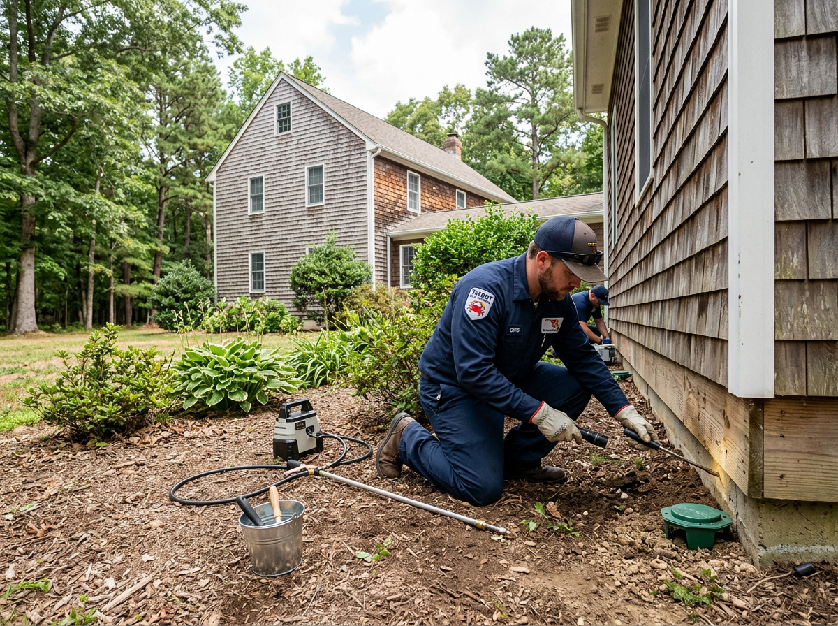 termite treatment and pest control in Trappe